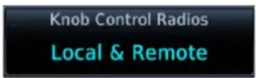 Knob Control Radios Local & Remote