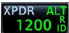 GARMIN GTN 635Xi - IDENT with New Squawk Code Altitude Reporting Mode - 2