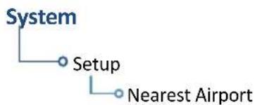 graph TD A["System"] --> B["Setup"] B --> C["Nearest Airport"]