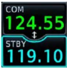 COM 124.55 STBY 119.10