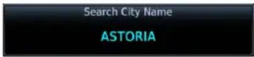 Search City Name ASTORIA