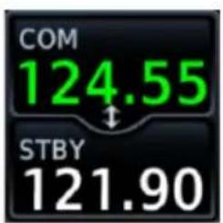 COM 124.55 STBY 121.90