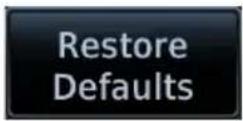 GARMIN GTN 635Xi - RESTORE DEFAULTS - 1