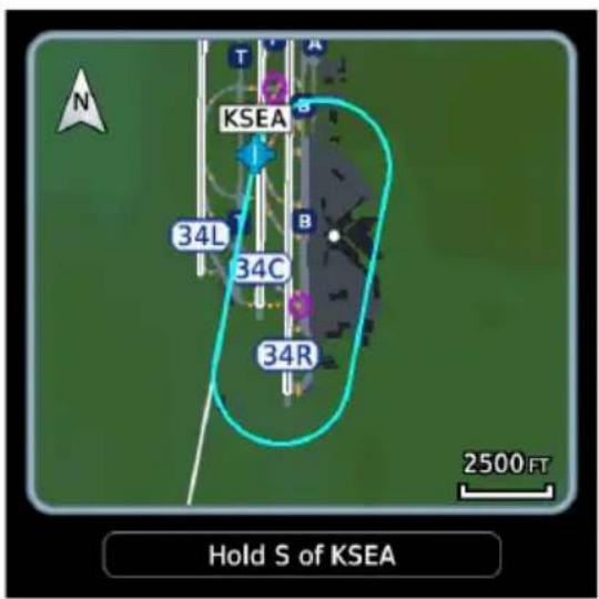KSEA 34L 34C 34R 2500 FT Hold S of KSEA