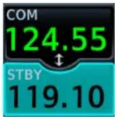 COM 124.55 STBY 119.10