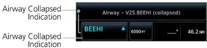Airway Collapsed Indication Airway - V25.BEEHI (collapsed) BEEHI 6000 FT 46.2 NM