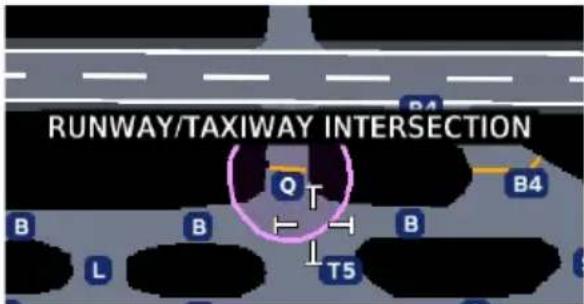 RUNWAY/TAXIWAY INTERSECTION Q T B4 B B L T5 B4
