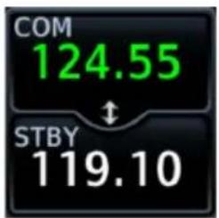 COM 124.55 STBY 119.10