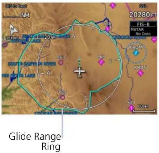 20280 FT F15-B METAR No Data KREM KRBN S 21 10 nm Glide Range Ring