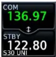 COM 136.97 STBY 122.80 S30 UNI