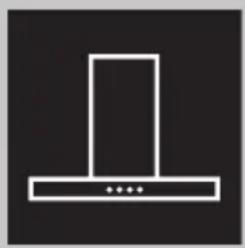 Simple line drawing of a chimney with a flat top and three dots at the base, no text or symbols.