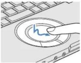 PANASONIC Toughbook CF-F9 - Using the Touch Pad - 3