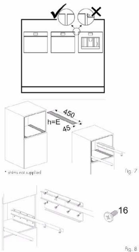 SMEG CMS4101N - INSTALLATION - Products in 45 cm high recesses - 1