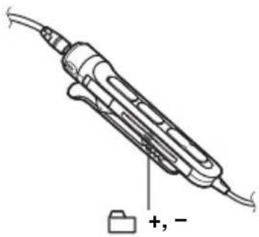 Technical line drawing of a mechanical device with no visible text or symbols