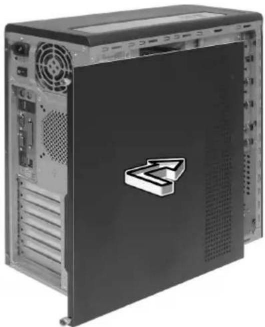 ACER Veriton 7600GT - 卸除邊蓋 - 3