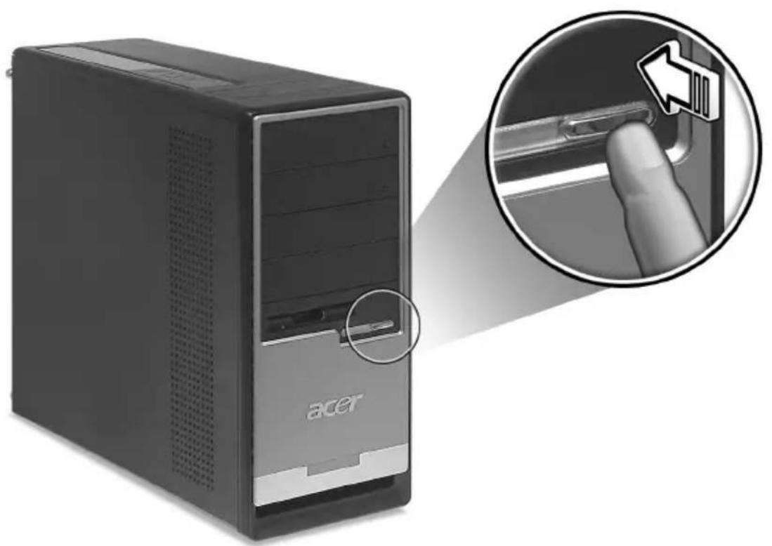 ACER Veriton 7600GT - 要開啓電腦: - 1