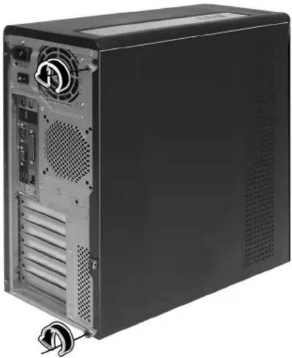 ACER Veriton 7600GT - 卸除邊蓋 - 1