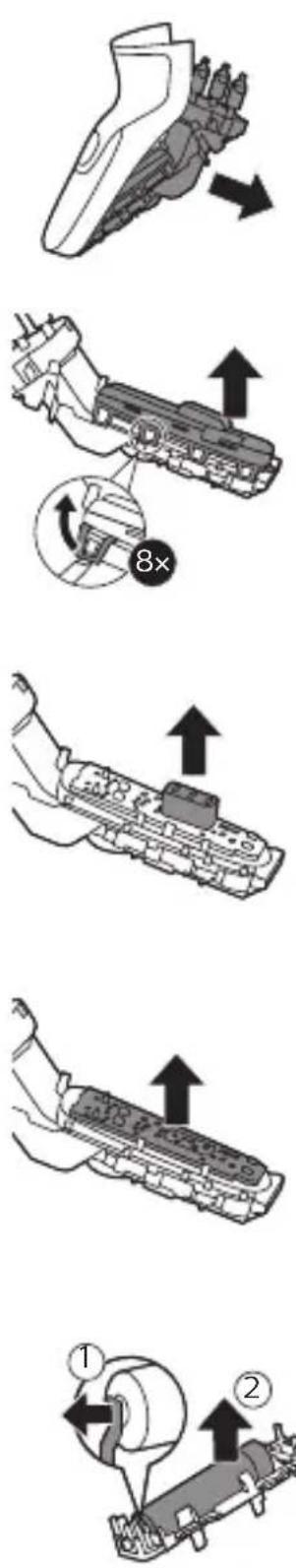 PHILIPS Series 3000 S3132 - Removing the rechargeable shaver battery - 2