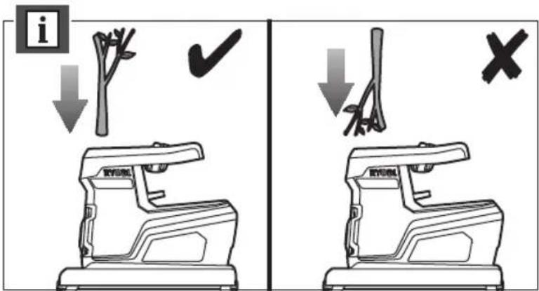 Diagram illustrating tree damage and repair process with checkmark and cross symbols indicating conditions