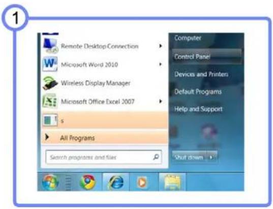 Remote Desktop Connection Microsoft Word 2010 Wireless Display Manager Microsoft Office Excel 2007 s All Programs Search programs and files Computer Control Panel Devices and Printers Default Programs Help and Support Shut down