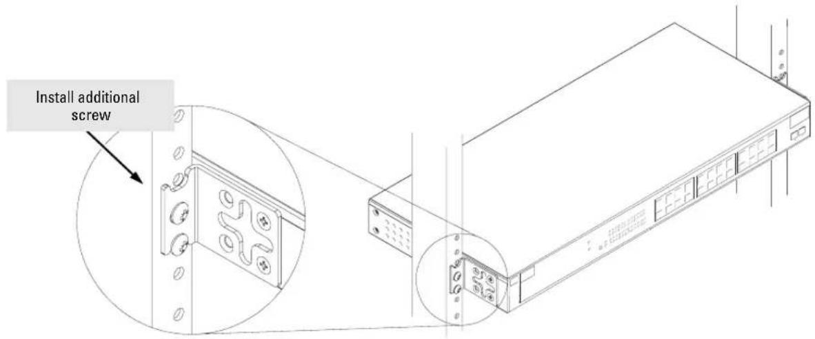 Install additional screw