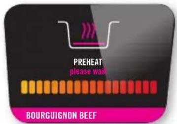 PREHEAT please wait BOURGUIGNON BEEF