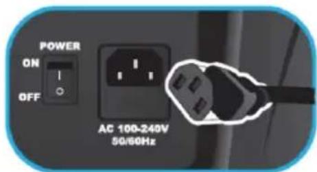 POWER ON OFF AC 100-240V 50/60Hz