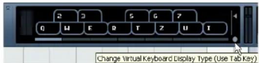 2 3 5 G 7. Q U E Q T Z U T. Change Virtual Keyboard Display Type (Use Tab Key).