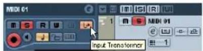 MIDI 01 m S R W 1 m S MIDI 01 Input Transformer