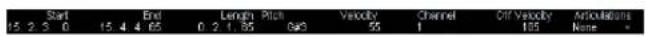 STEINBERG Cubase 5 - The info line - 1