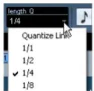 STEINBERG Cubase 5 - Selecting a note value for input - 4