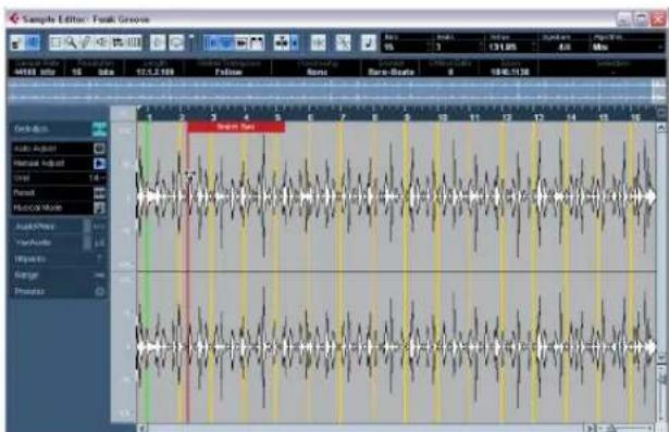 Sample Editor: Frank Greene 44583 mHz 16 Sbps 12.5.2.168 Follow None Start-Stop 0 10:46:11:30 Audio Player Audio Adjust Audio Adjust Trial 14 Final Nuclear Wave AudioPrice YanAudio Hypothesis Range Preview