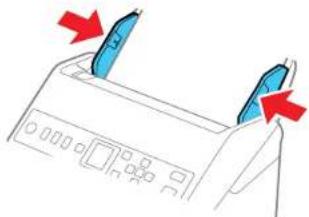 Diagram of a device with two blue tool tips and red arrows indicating direction (no text or symbols).