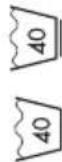 White-Westinghouse WKWF75GGFWT - Explanation of washing symbols - 17