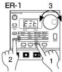 KORG Electribe S - Synchronizing with an EA-1 or ER-1 - 4