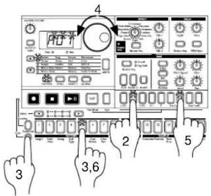 Diagram showing a multi-panel electronic device with labeled buttons and control panels, annotated with numbered callouts.