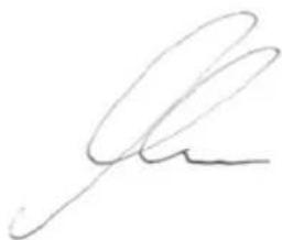 Handwritten signature or scribble on white background