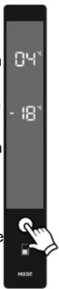 04°C -18°C MODE