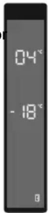 04°C -18°C