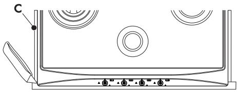SMEG SR775OT - Guarnizione del piano cottura - 4