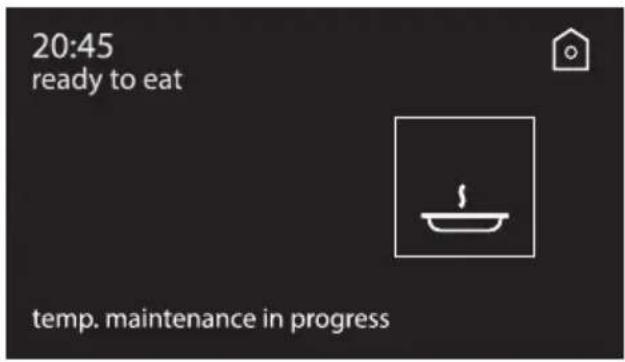 20:45 ready to eat temp. maintenance in progress