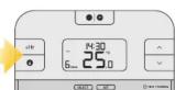 Salus RT510RF+ - Hourly temperature Override Mode (+Hr) - 9