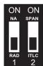 Salus RT510RF+ - RT510+ (Thermostat) Dip Switch Settings - 1
