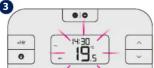 Salus RT510RF+ - Hourly temperature Override Mode (+Hr) - 5