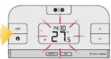 Salus RT510RF+ - Temporary Override Mode - 2