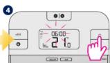 Salus RT510RF+ - Programming - automatic mode - 6