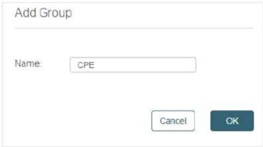 Add Group Name: CPE Cancel OK