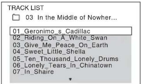 TRACK LIST 03 In the Middle of Nowher... 01_Geronimo_s_Cadillac 02_Riding_On_A_White_Swan 03_Give_Me_Peace_On_Earth 04_Sweet_Little_Shella 05_Ten_Thousands_Lonely_Drums 06_Lonely_Tears_In_Chinatown 07_In_Shaire