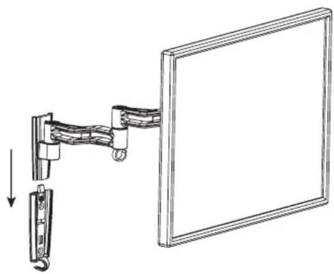Gabor FSM-1737 - STEP 4: Hanging Flatscreen Device On Wall Mount - 1
