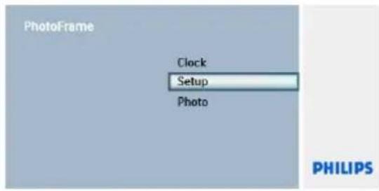 PhotoFrame Clock Setup Photo PHILIPS
